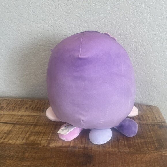 Squishmallow 8" Violet Octopus with Flower Purple Plush Kellytoy - Picture 5 of 9